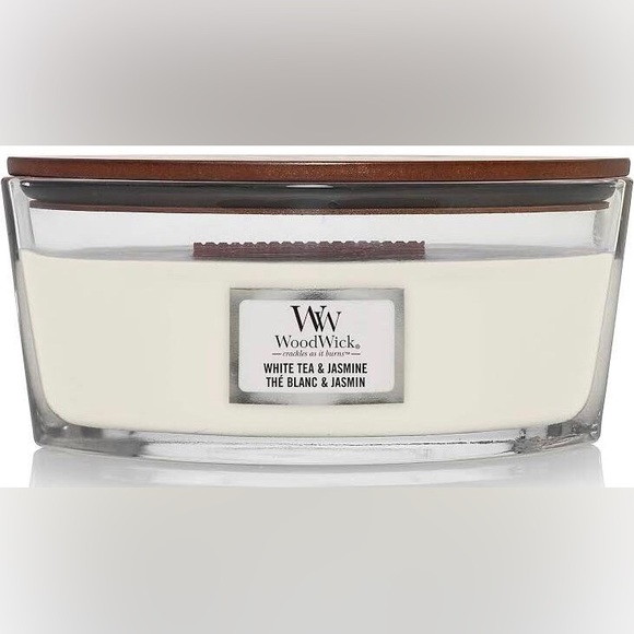 🆕 WHITE TEA & JASMINE WOODWICK CANDLE - Picture 4 of 4